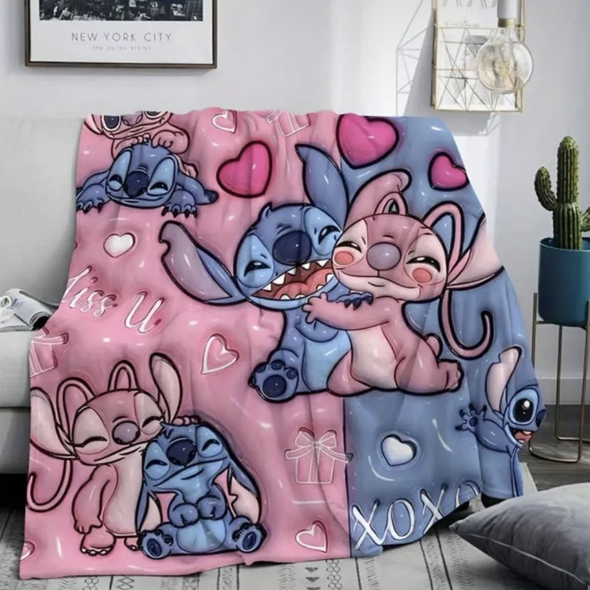 COBIJA STITCH 3D 180X160CM