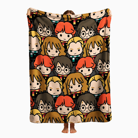 COBIJA HARRY POTTER CARAS 180X160CM