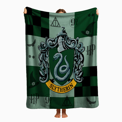 COBIJA HARRY POTTER SLYTHERIN 180X160CM