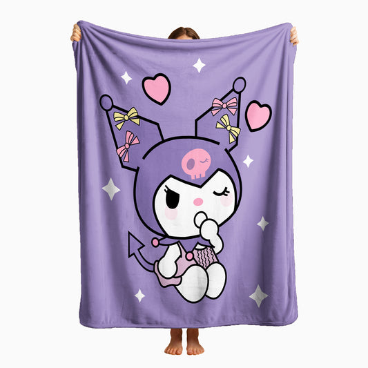 COBIJA KUROMI LILA 180X160CM