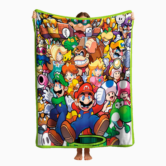 COBIJA MARIO PERSONAJES 180CMx160CM
