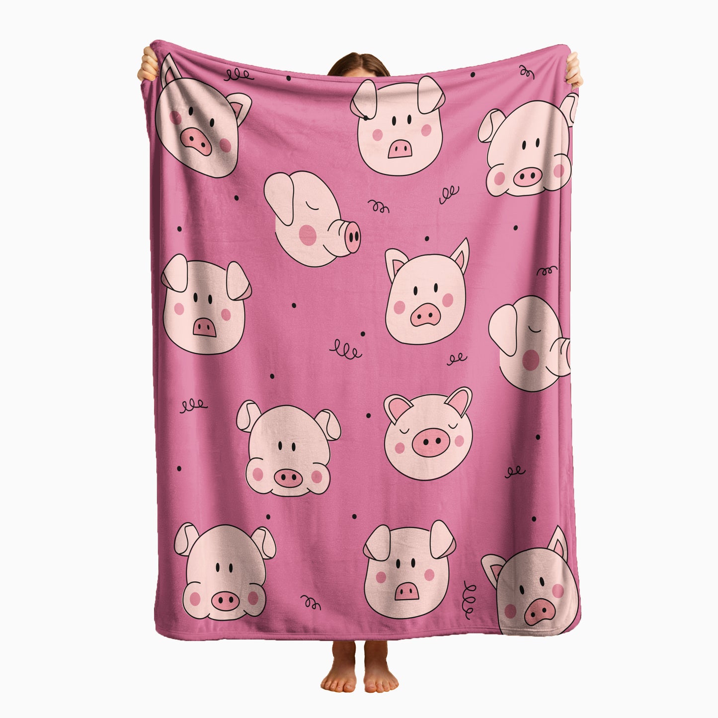 COBIJA MARRANITOS FUSCIA 180X160CM
