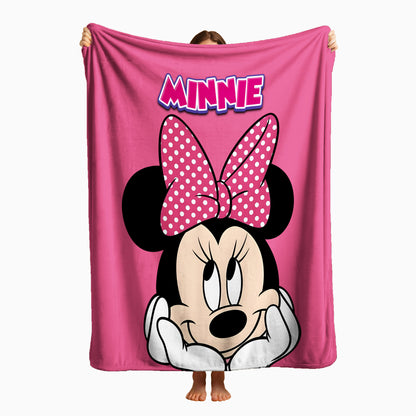 COBIJA MINNIE ROSA 180X160CM