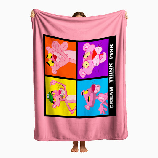 PANTERA ROSA Cobija 180X160cm
