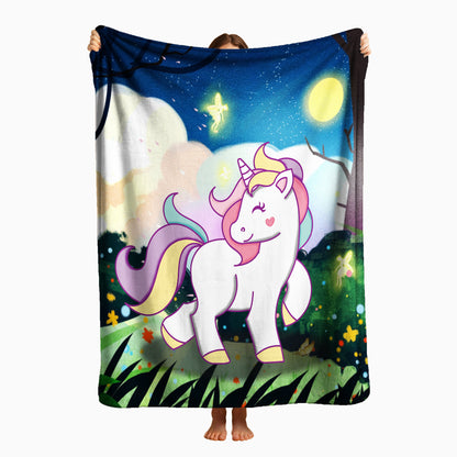 COBIJA UNICORNIO SALVAJE 180X160CM