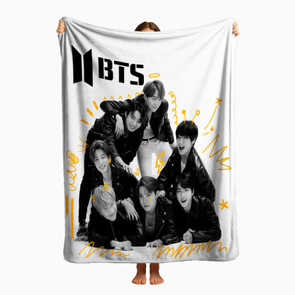 COBIJA BTS NEGRO 180X160CM