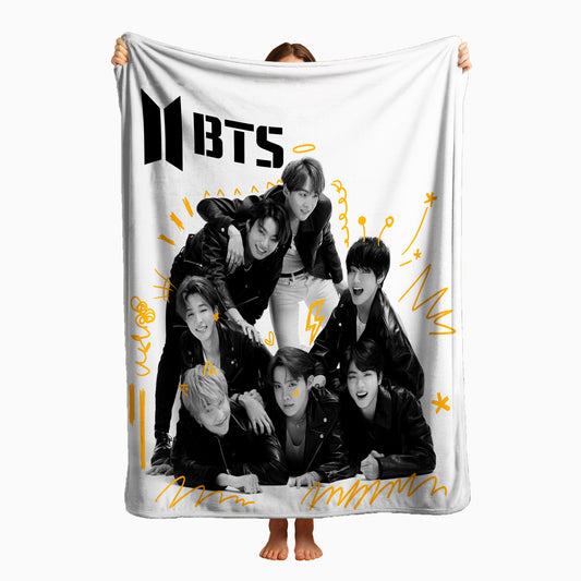 COBIJA BTS NEGRO 180X160CM