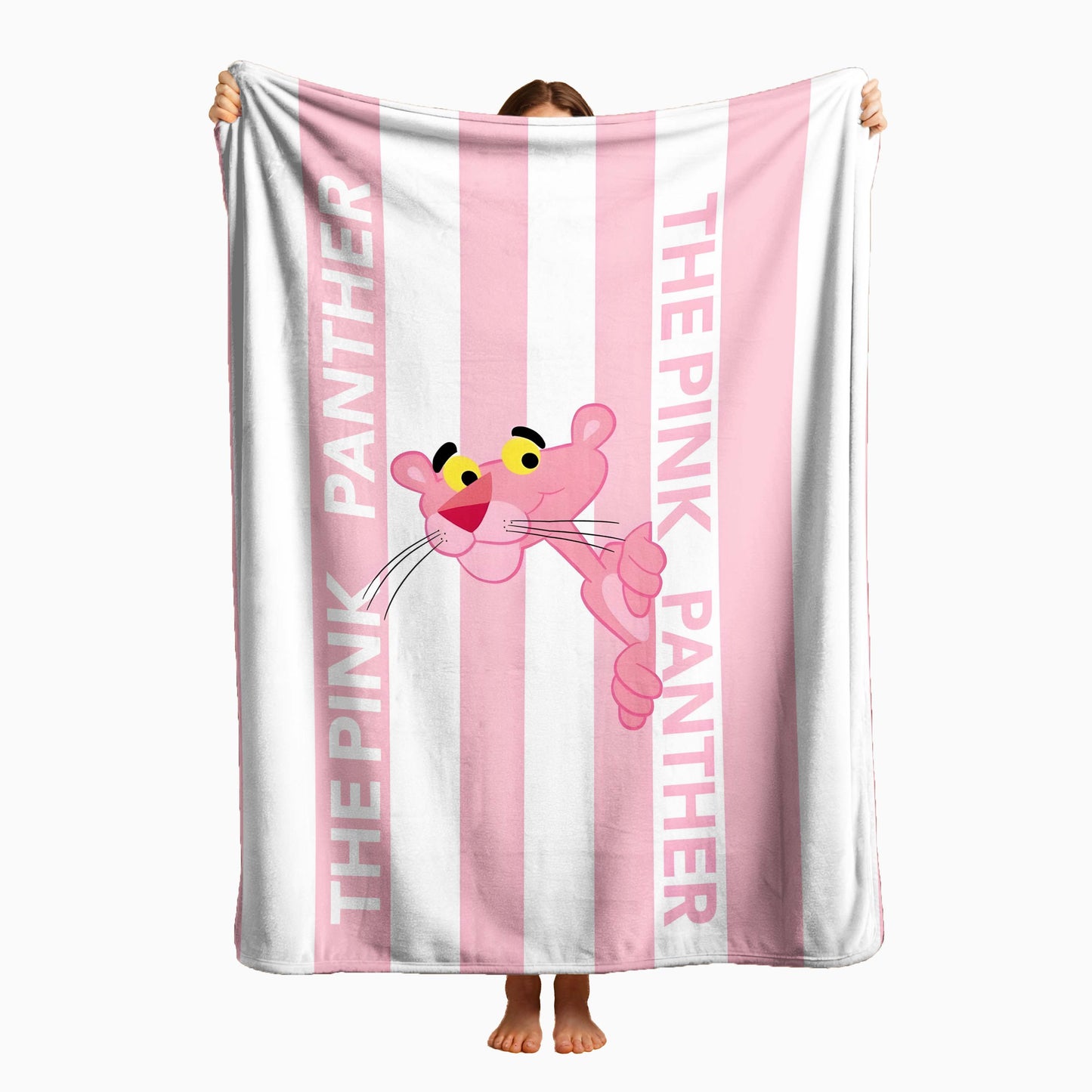 COBIJA PANTERA ROSA 180X160CM