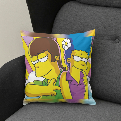 COJIN HOMERO Y MARGE 45x45cm