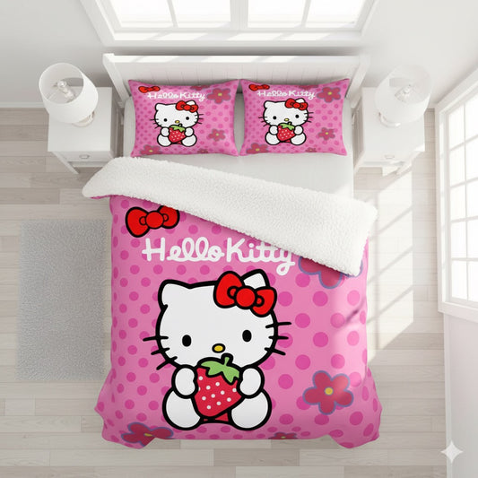 EDREDON HELLO KITTY  FUCSIA