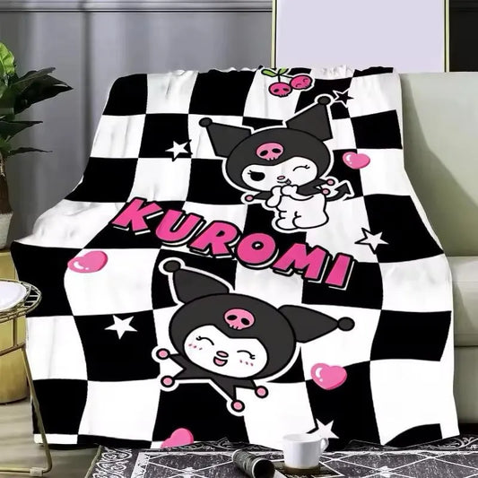 COBIJA KUROMI AJEDREZ 180X160CM