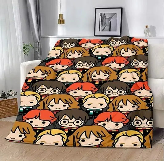 COBIJA HARRY POTTER CARAS 180X160CM