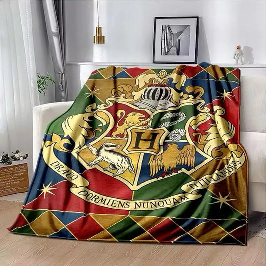 COBIJA HARRY POTTER CASAS 180X160CM