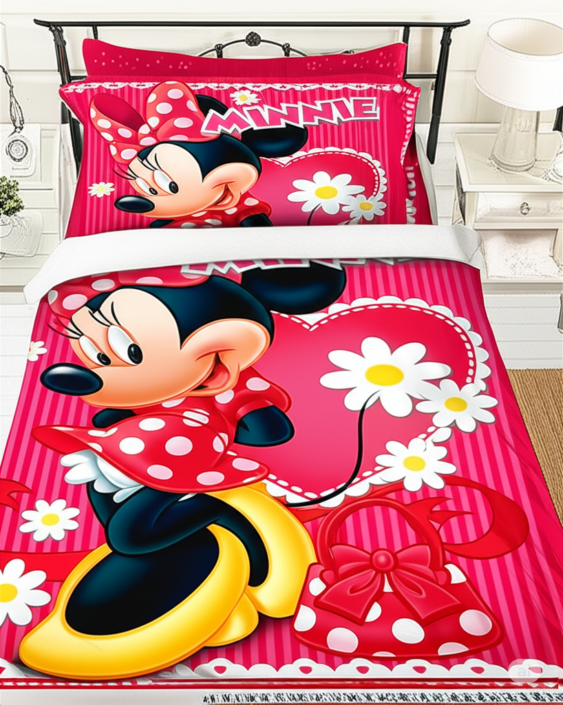 EDREDON MINNIE ROJO