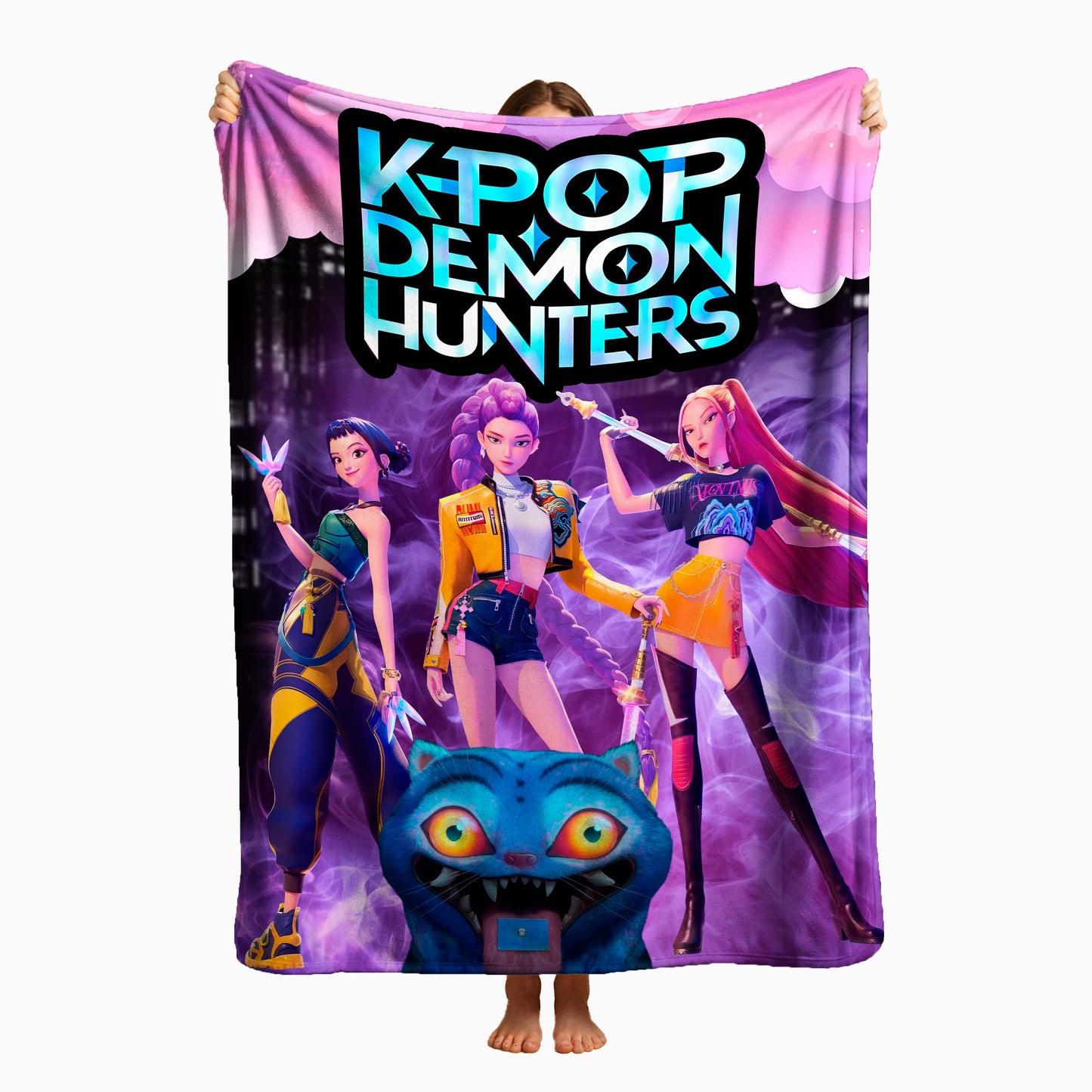 COBIJA GUERRERAS K-POP DERPY 180X160CM