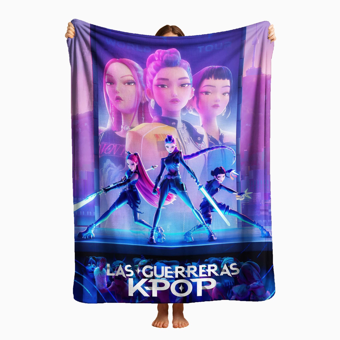 COBIJA GUERRERAS K-POP 180X160CM