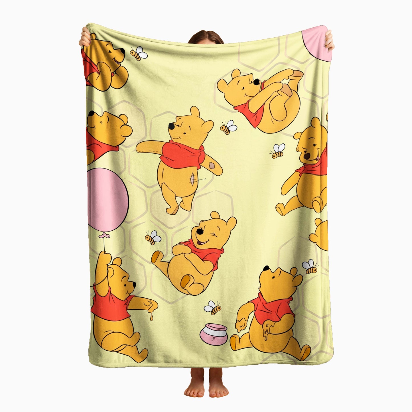 COBIJA WINNIE THE POOH 180X160CM