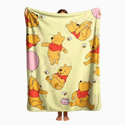 COBIJA WINNIE THE POOH 180X160CM