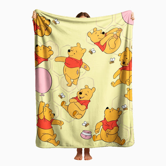 COBIJA WINNIE THE POOH 180X160CM